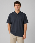 Uneek Men’s Polo Shirt Size Large Navy Blue Short Sleeve Collared UC102