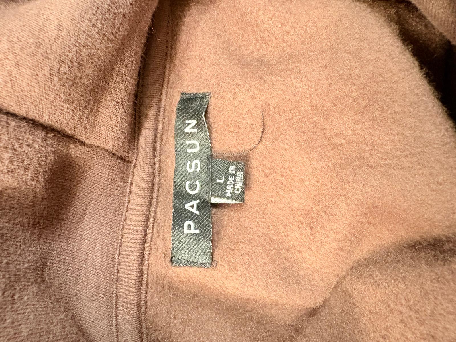 PacSun Los Angeles California Hoodie – Size L (Oversized Fit) – Brown